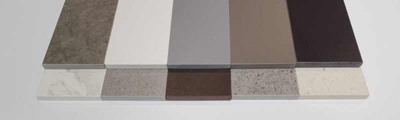 Dekton Arbeitsplatten in verschiedenen Farben und Mustern